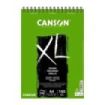 Canson XL Dessin Ligero Bloc de Dibujo con 50 Hojas A4 - Espiral Microperforado - 21x29.7cm - 160g - Color Blanco