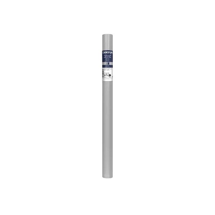 Canson Rollo de Papel Seda 17g/m² - Rollo de 50x500cm - Ideal para Manualidades y Decoracion - Color Plata
