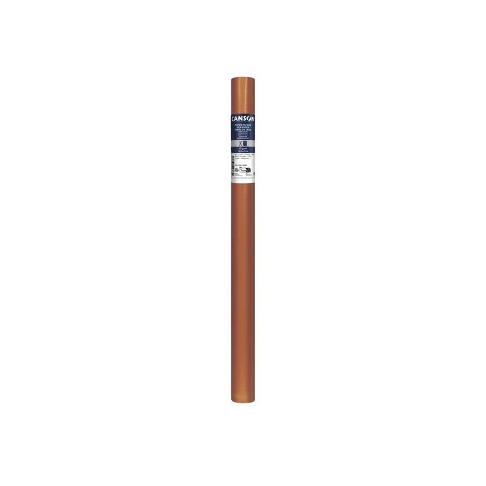 Canson Rollo de Papel Seda 17g/m² - Rollo de 50x500cm - Ideal para Manualidades y Decoracion - Color Cobre