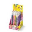Carioca Memo Erase 2 en 1 Expositor con 25 Rotuladores +2 para Probar - Una Punta Subraya y la otra Borra el Color - Colores Sur