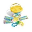 Carioca Doughy Cubo con 3 Paquetes de Pasta de Modelar 50gr + 4 Moldes - Blanda y Flexible - Facil de Amasar y Moldear - Ideal p