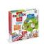 Carioca Create - Color Coloring Puzzle City - Jungle Puzzle de 35 Piezas a Doble Cara para Colorear + 12 Rotuladores - Dureza de
