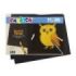 Carioca Black Pack con 20 Hojas A4 de Color Negro - Papel de 150gr - Recomendado para Tizas, Ceras, Rotuladores Brillantes etc..
