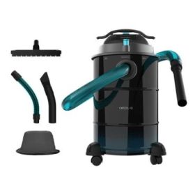 Cecotec Conga Ash 6000 EasyGo Home XL Aspirador de Cenizas y Pellet - Potencia de 1500W - Capacidad 30L - Succion 21kPa - Ruedas