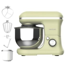 Cecotec Cecomixer Merengue 5L 1200 Ice-Cream Green Batidora Amasadora - 1200W - Bol de Acero Inoxidable de 5L - Temperatura Regu