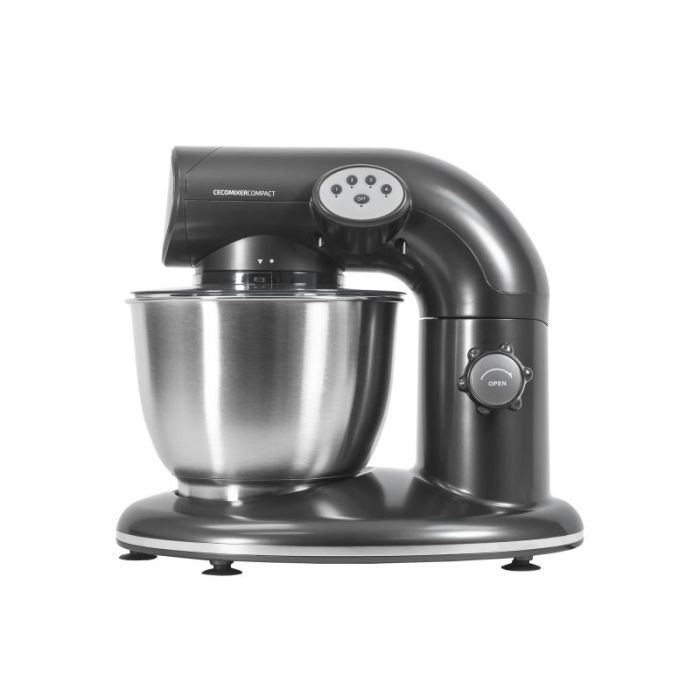 Cecotec Cecomixer Compact Batidora Amasadora - Potencia 1000W - Bol de Acero Inoxidable de 5.6L - Movimiento Planetario - Veloci