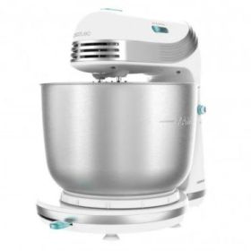Cecotec Cecomixer Easy White Batidora Amasadora 250W - Bol de Acero Inoxidable de 3,5L - Movimiento Planetario - 6 Velocidades