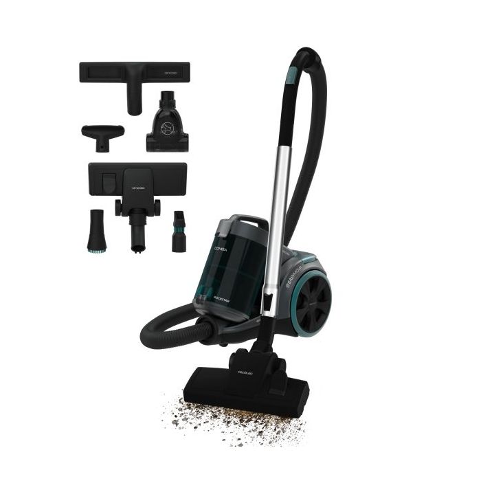 Cecotec Conga Rockstar Multicyclonic XL PowerStyle Aspiradora de Trineo con Cable - 900W - 20KPa de Succion - Deposito 3.3L - Do