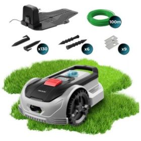 Cecotec Conga GrassHopper 300 Robot Cortacesped Inteligente - Cobertura hasta 300m2 - Adaptacion Automatica a Irregularidades -