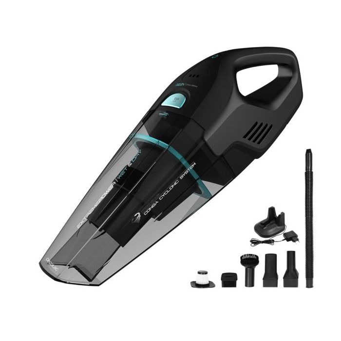 Cecotec Conga Immortal ExtremeSuction Aspiradora de Mano - Autonomia hasta 25min - Capacidad 500ml - Deposito de 500ml - Incluye