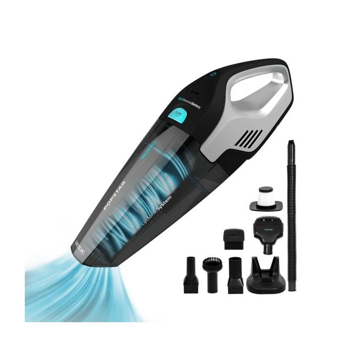 Cecotec Conga Popstar Micro Animal Aspiradora de Mano - 110W - Autonomia hasta 20min - Succion 7.5kPa - Deposito de 500ml - Incl
