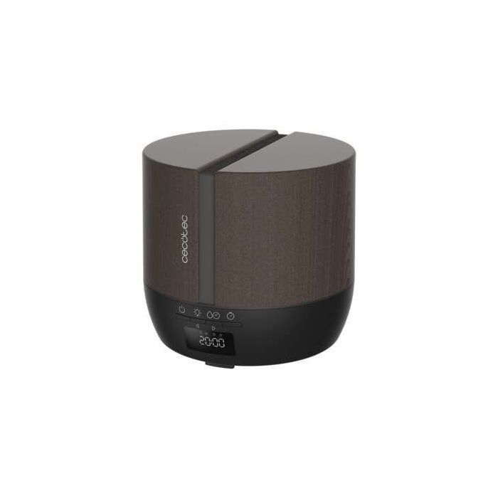 Cecotec PureAroma 550 Connected Black Woody Difusor de Aromas 500ml Bluetooth - Pantalla LED - Altavoz - Temporizador 12h - 3 Mo