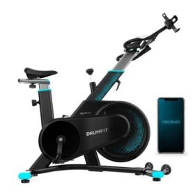 Cecotec DrumFit Indoor 7000 Magno Connected Bicileta Estatica - Pantalla LCD - Resistencia Magnetica - Bluetooth - Sillin y Mani