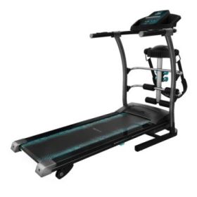 Cecotec DrumFit WayHome 14000 Runner Vibrator Cinta de Correr - 1100W - Plegable - Mancuernas y Barras - Cinturon de Masaje Vibr
