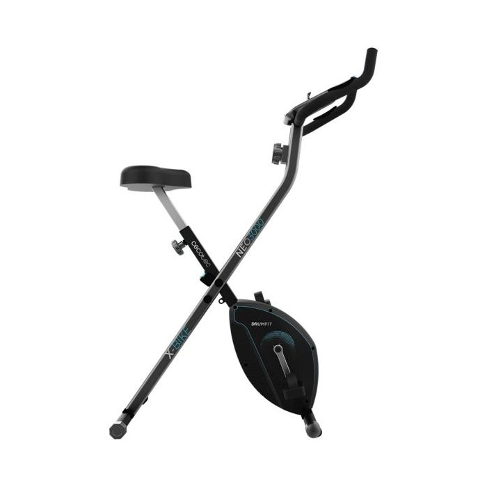 Cecotec DrumFit X-Bike 3000 Neo Bicicleta Estatica Plegable - Pantalla LCD - Resistencia Magnetica Variable - Sillin Acolchado -