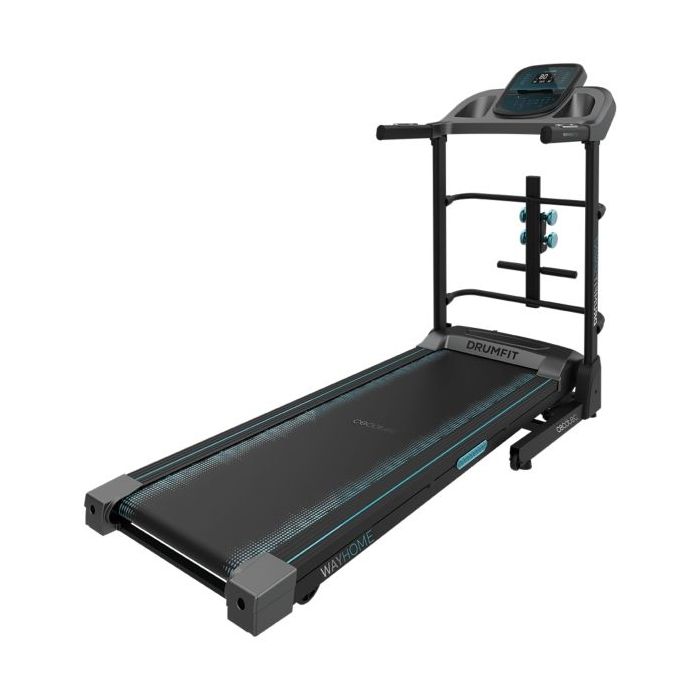 Cecotec DrumFit WayHome 1700 Sprint Cinta de Correr Plegable - 1100W - Mancuernas y Abdominales - Ruedas - Velocidad hasta 17km/