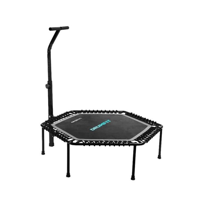 Cecotec Drumfit Jump 1270 Trampolin de Fitness de 127cm - Soporta hasta 100kg - Incluye Accesorios - Plegable - Base con 7 Patas