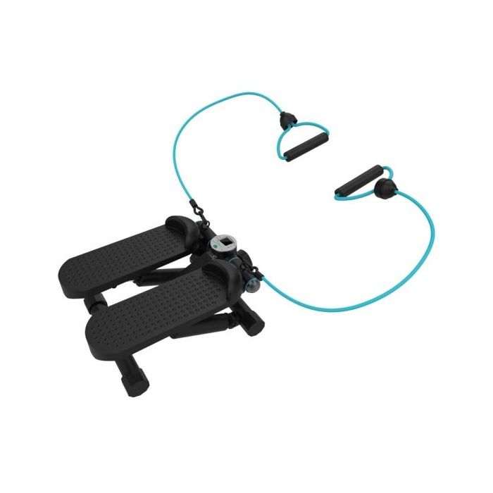 Cecotec Drumfit StepTrain 1000 Band Stepper Compacto con Bandas Elasticas - Pantalla LCD - Resistencia Regulable Manualmente - P