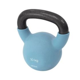 Cecotec Drumfit KettleBell 10000 Neo Pesa Rusa de 10kg - Recubrimiento de Neopreno - Hierro Fundido - Agarre Ergonomico - 18.7cm