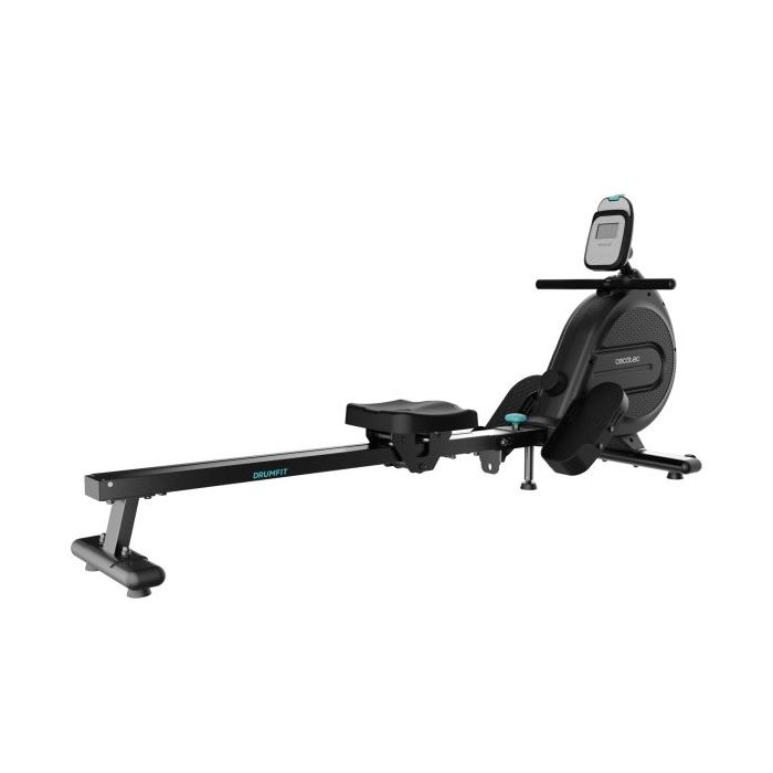 Cecotec Drumfit Rower 9000 Regatta Maquina de Remo - Pantalla LCD Multifuncion - Resistencia Magnetica Suave - 8 Niveles Ajustab