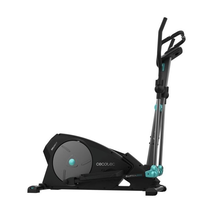 Cecotec Drumfit Elliptical 8000 Magno Bicicleta Eliptica - Pantalla LCD - Resistencia Magnetica - Volante de 8kg - Zancada de 38