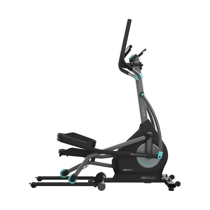 Cecotec Drumfit Elliptical 8000 Motor Pro Bicicleta Eliptica - Pantalla LCD - Volante de 8kg - App Kinomap - Plegable Verticalme