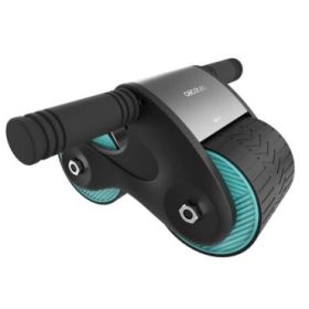 Cecotec Drumfit AB Fit Rueda Abdominal con Rebote - Sistema de Frenado Controlado - Compacto con Doble Rueda - Esterilla Antides