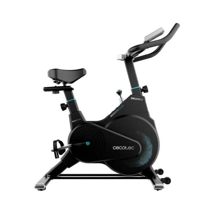 Cecotec Drumfit Indoor 10000 Race Bicileta Estatica - Pantalla LCD - Volante de 10kg - Ajuste Vertical y Horizontal Del Sillin -