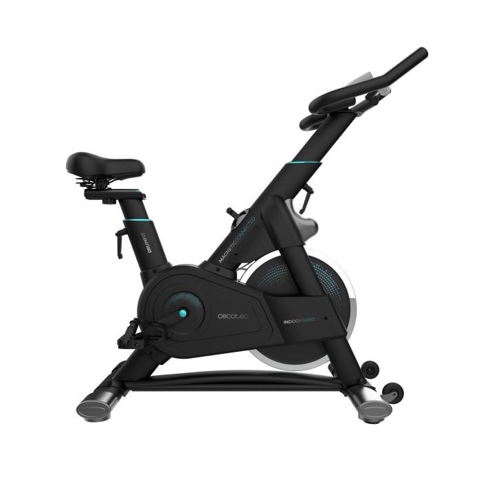 Cecotec DrumFit Indoor 24000 Magnetic Connected Bicileta Estatica - Pantalla LCD - Volante de 24kg - Resistencia Magnetica - Man