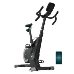 Cecotec Drumfit Indoor Eolo Bicileta Estatica - Kinomap App - Pulsometro Pectoral - 14 Programas Predefinidos - Volante con Iner