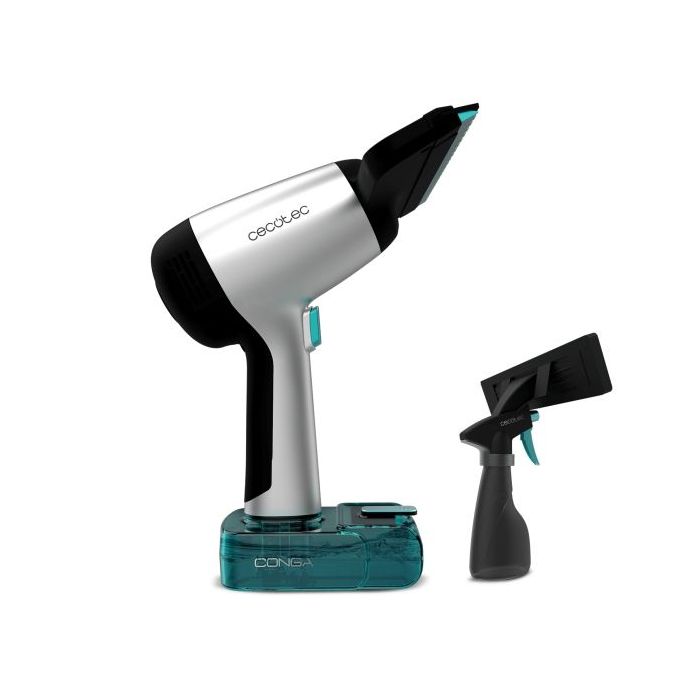 Cecotec Conga Rockstar 3700 Glass Aspirador Limpiacristales 3 en 1 - Bateria de 3.7V - Autonomia 30min - Boquilla Versatil 220mm