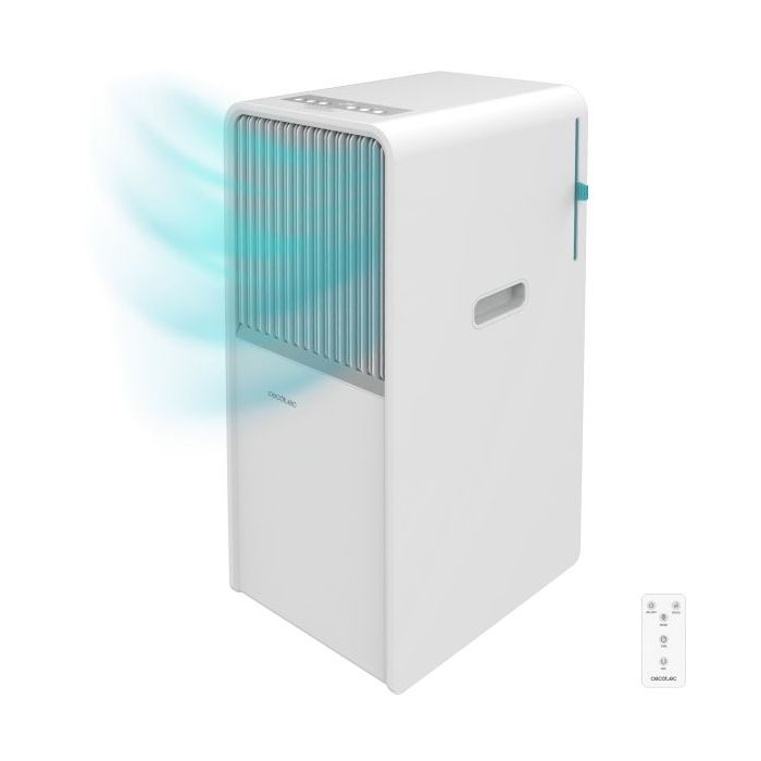 Cecotec ForceClima 7150 Aire Acondicionado Portatil - 1750 Frigorias - 7000 BTU - Cobertura hasta 20m2 - 4 Modos - Tactil - Pant