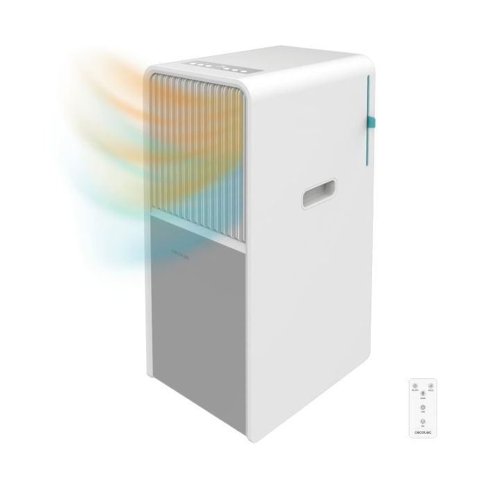 Cecotec ForceClima 9450 Aire Acondicionado Portatil - 2250 Frigorias - 9000 BTU - Cobertura 25m2 - Bomba de Calor - Mando a Dist