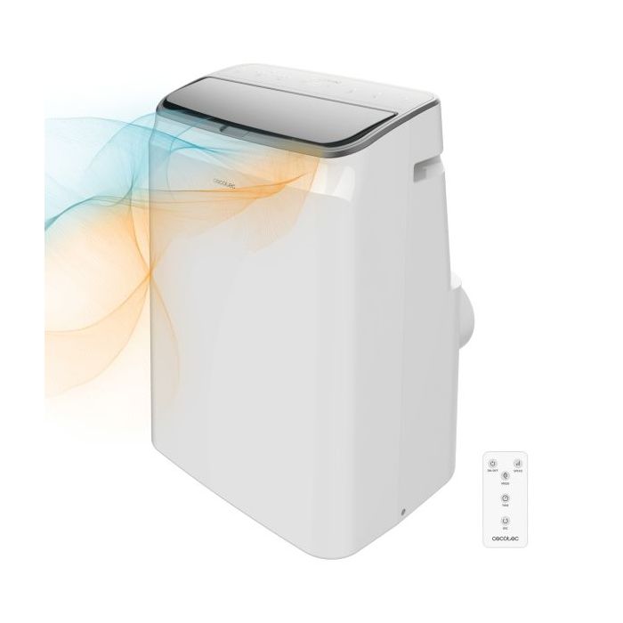 Cecotec ForceClima 1460 Aire Acondicionado Portatil - 1340W - 3500 Frigorias - 14000 BTU - Bomba de Calor - Silencioso - Cobertu