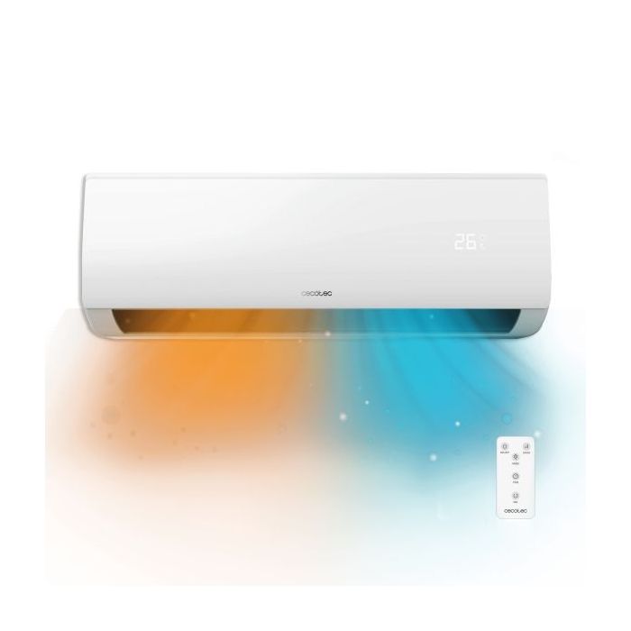 Cecotec AirClima 24000 Aire Acondicionado Split - 6000 Frigorias - 24000 BTU - Bomba de Calor - Sistema Inverter - Pantalla LED