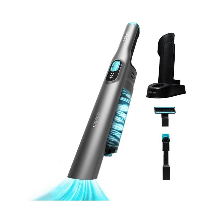 Cecotec Conga Rockstar Micro+ Aspiradora de Mano - Potencia 200W - Autonomia hasta 40min - Succion hasta 20kPa - Ergonomico - In