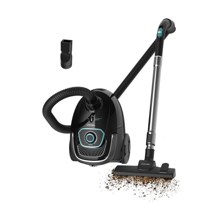 Cecotec Conga Powerbag 2500 Plus Aspirador de Trineo - 850W - 18kPa - Deposito de 2.5L - Regulador de Potencia - Bolsa Desechabl