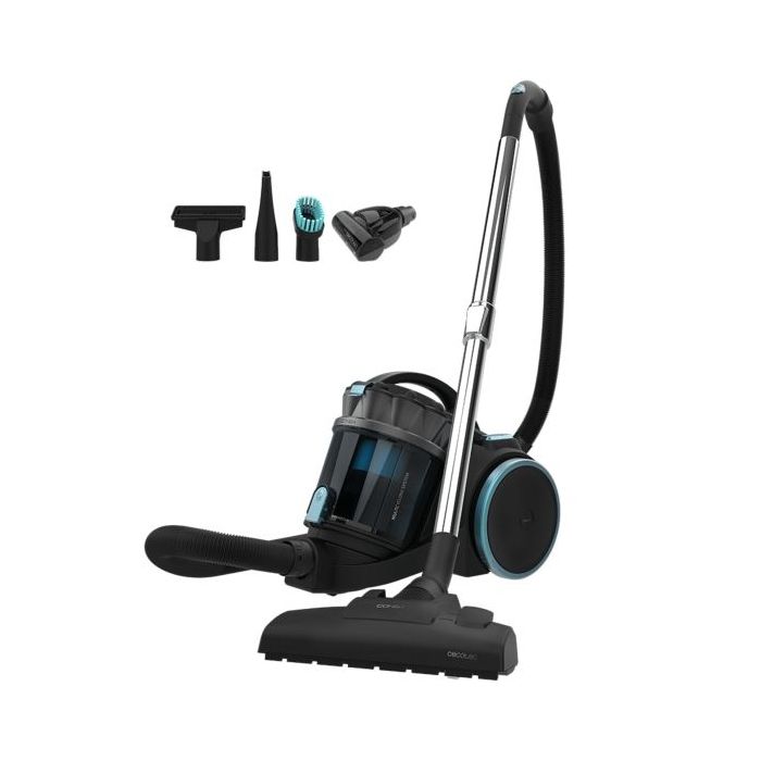 Cecotec Conga Rockstar Multicyclonic XXL Animal Aspiradora de Trineo sin Bolsa - 800W - Succion 20kPa - Deposito de 4L - Incluye