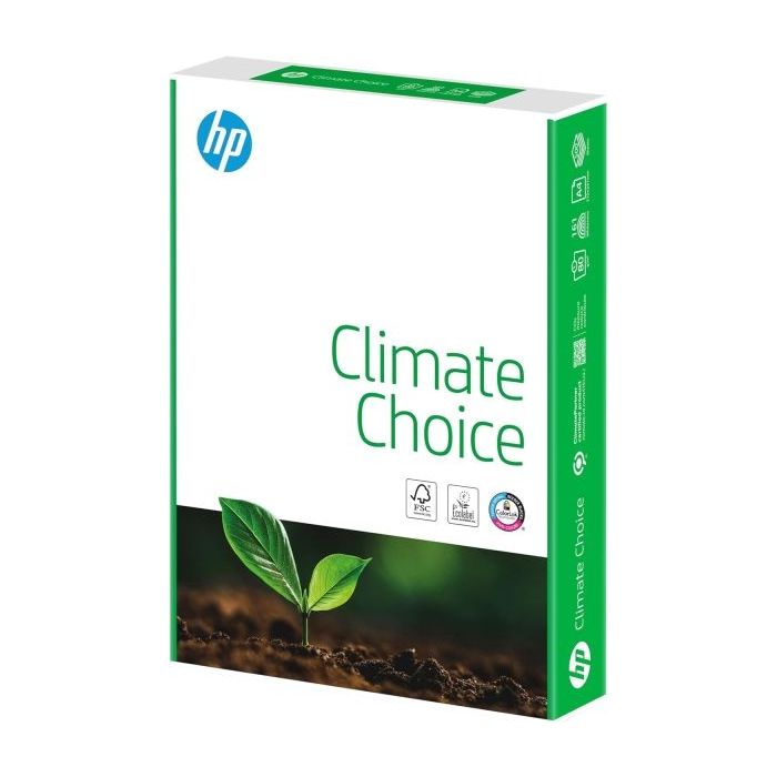 HP Climate Papel A4 80gr 210x297mm (500 Hojas) Blanco - Certificacion ClimatePartner - Envoltorio de Papel Reciclable