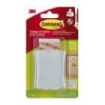 Command Universal Soporte Adhesivo con Clavo para Colgar - 4 Tiras Adhesivas - Extragrande - Soporta hasta 3.6kg - Color Gris Me