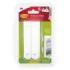 Command Pack de 24 Tiras Adhesivas para Objetos Pesados - 4 Pares L + 8 Pares XL - Soporta hasta 9kg - Color Blanco