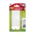 Command Pack de 8 Tiras Adhesivas para Objetos Pesados - 4 Pares XL - Soporta hasta 9kg - Color Blanco