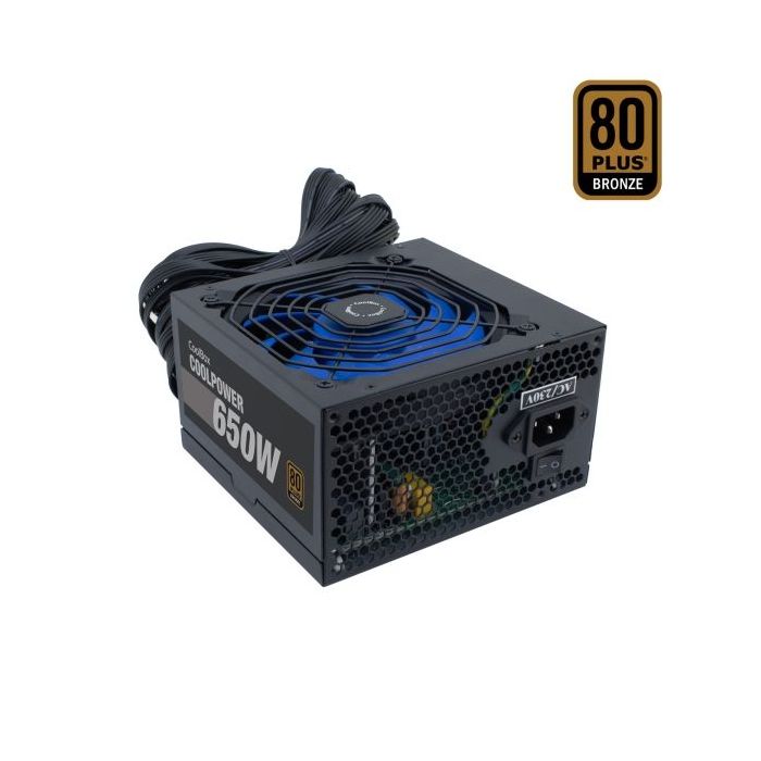 Coolbox CoolPower 650W Fuente de Alimentacion 650W ATX 12V - PFC Activo - Ventilador 120mm - 80+ Bronze