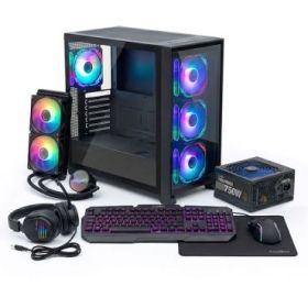 Coolbox COO-PACK-GMNG Pack Gaming Caja GE2000 + Refrigeración Liquida Infinite Liquid240 ARGB + Fuente CoolPower 750W + Kit Gami