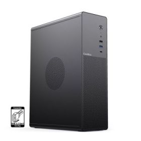 CoolBox T100 Slim Caja Torre Micro ATX, Mini ITX - Tamaño HDD 2.5  - USB 3.2, USB-C - Color Negro