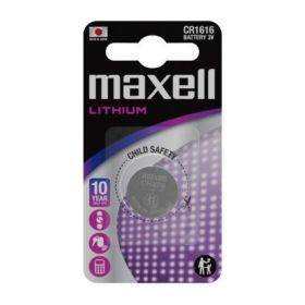Maxell Pack de 1 Pila Litio de Boton CR1616 3V