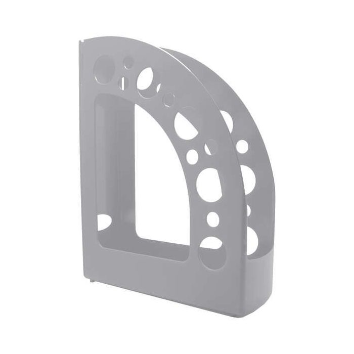 Dohe +Mab Revistero de Poliestireno de Alta Calidad - Medidas 80x318x245mm - Material 100% Reciclable - Color Gris