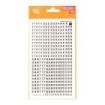 Apli Numeros Adhesivos - 420 Caracteres - Identificacion Rapida y Limpia - Color Negro