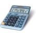 Casio DF-120EM Calculadora de Sobremesa - Pantalla Extragrande de 12 Digitos - Alimentacion Solar y Pilas - Color Azul