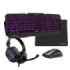 Coolbox Gaming XWing2 Pack Gaming Teclado USB + Raton USB 7200dpi + Auriculares Jack 3.5mm + Alfombrilla - Iluminacion LED en 3